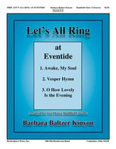 Let's All Ring at Eventide Handbell sheet music cover